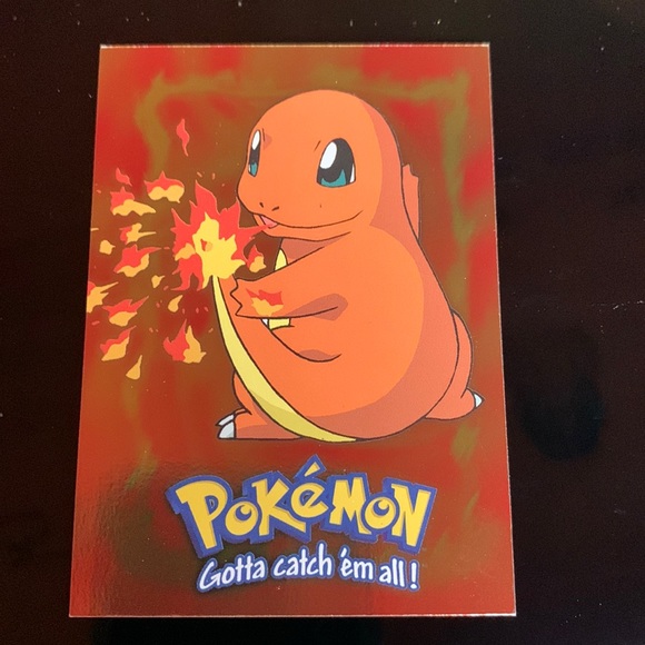 Charmander 04 Topps Pokémon The First Movie Trading card Hologram - Picture 4 of 4